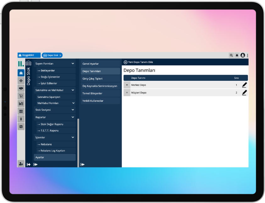 Çoklu Depo Yönetimi