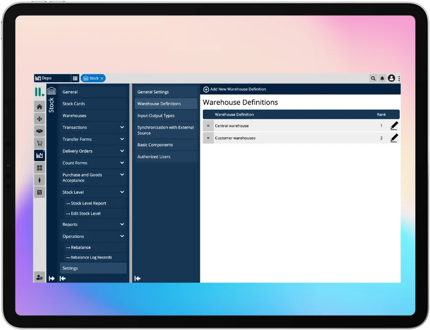 Multiple Warehouse Management